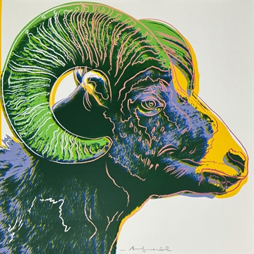 Bighorn Ram (from Endangered Species) by Andy Warhol