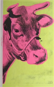 cow by andy warhol