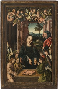 the nativity with angel concert by anonymous-flemish-antwerp (16)