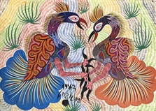 Untitled (Peacocks) by Chico da Silva