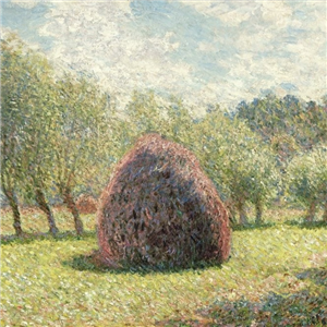 Claude Monet, Meules à Giverny (1893). Courtesy Sothebys.