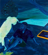 Life is Elsewhere (Max in Blue), 2019