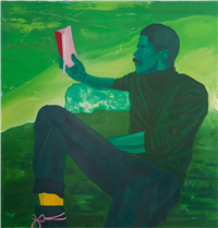 Untitled (Kevin in Green) by Dominic  Chambers