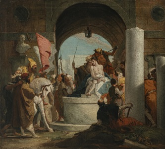 christ crowned with thorns by giovanni battista tiepolo